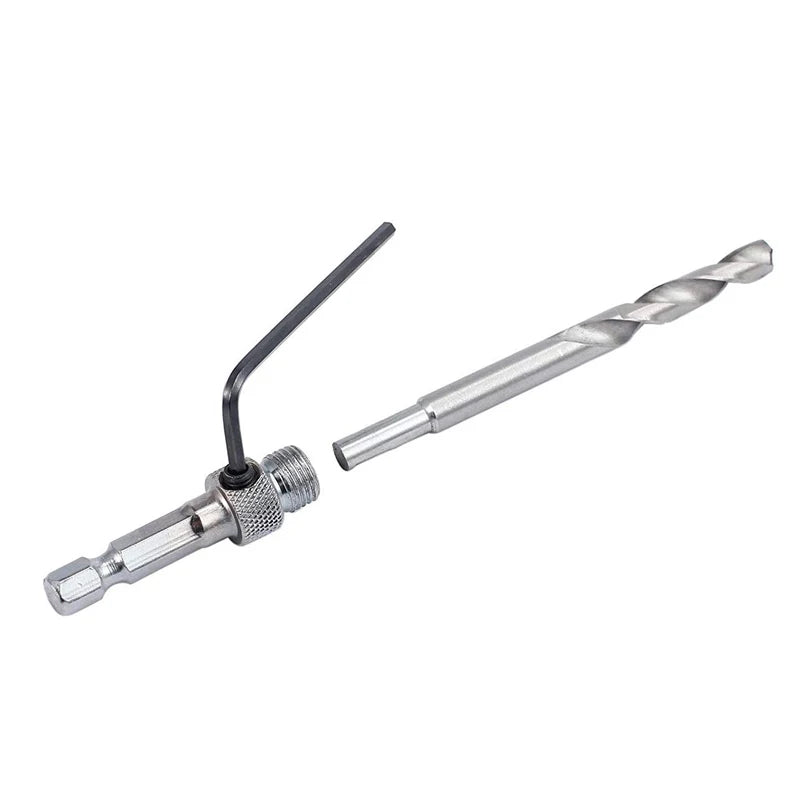 Self‑Centering Hinge Drill Bit Set – Automatic Center Pilot Hole Tool for Cabinet Doors