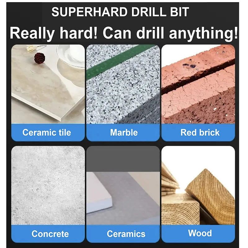 High-Hardness Eccentric Drill Bits – For Tile, Glass, Metal & Wood (Singles & Multi-Pack)