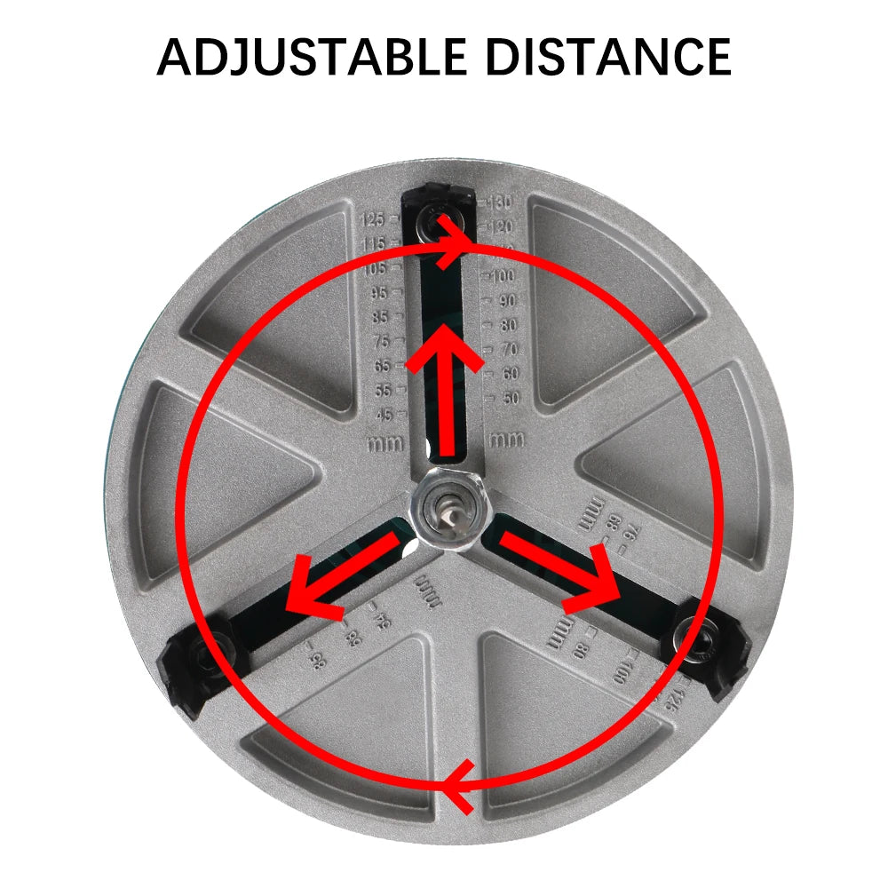 Adjustable Multi‑Diameter Hole Saw (45–130 mm) – Precision Wood & Drywall Opener