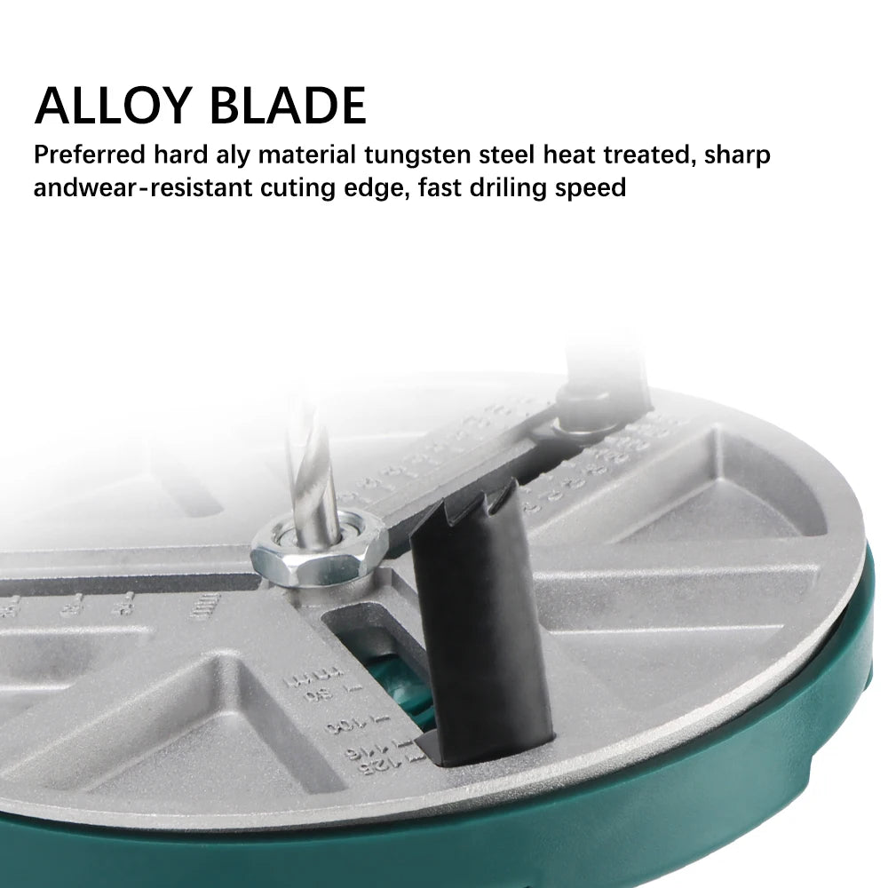 Adjustable Multi‑Diameter Hole Saw (45–130 mm) – Precision Wood & Drywall Opener