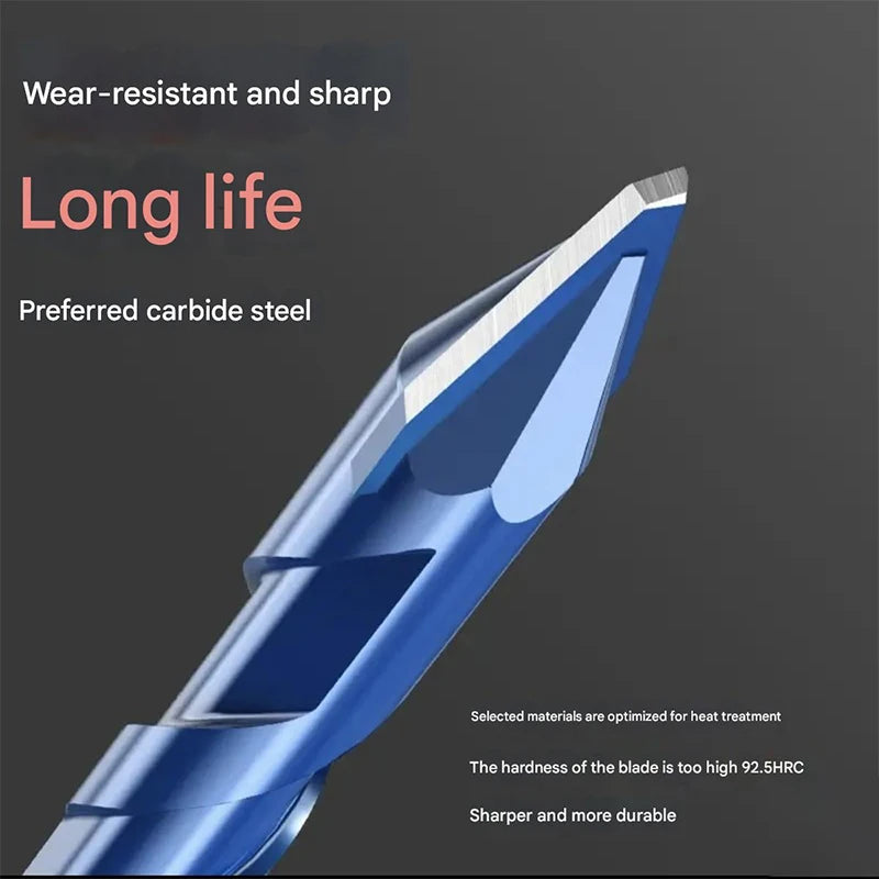 High-Hardness Eccentric Drill Bits – For Tile, Glass, Metal & Wood (Singles & Multi-Pack)